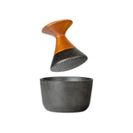 Hand cast iron pestle .pepper..mortar (10 cm)