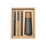 Scandinavian Grinder with a set of test tubes with Kampot pepper in a gift cardboard box (3× 10 g)
