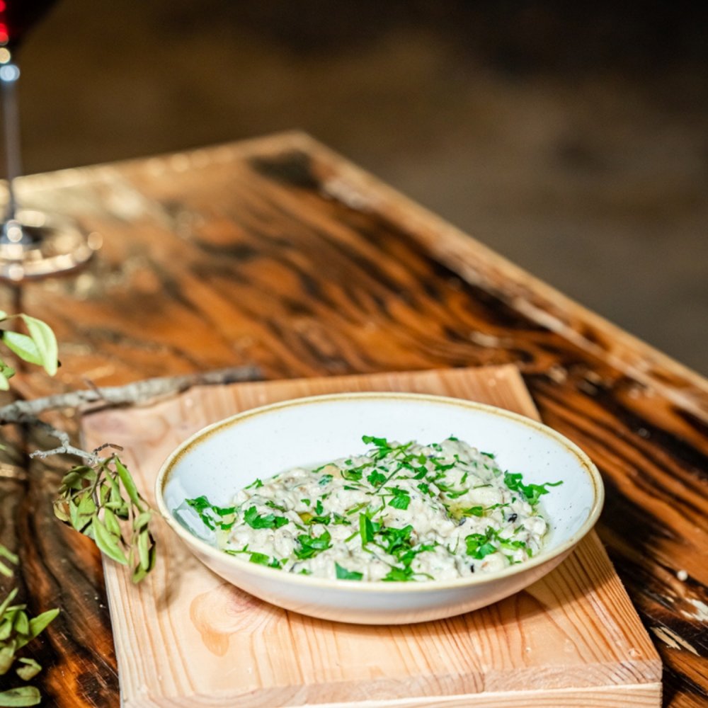 Baba Ganoush s lyofilizovaným Kampotským pepřem