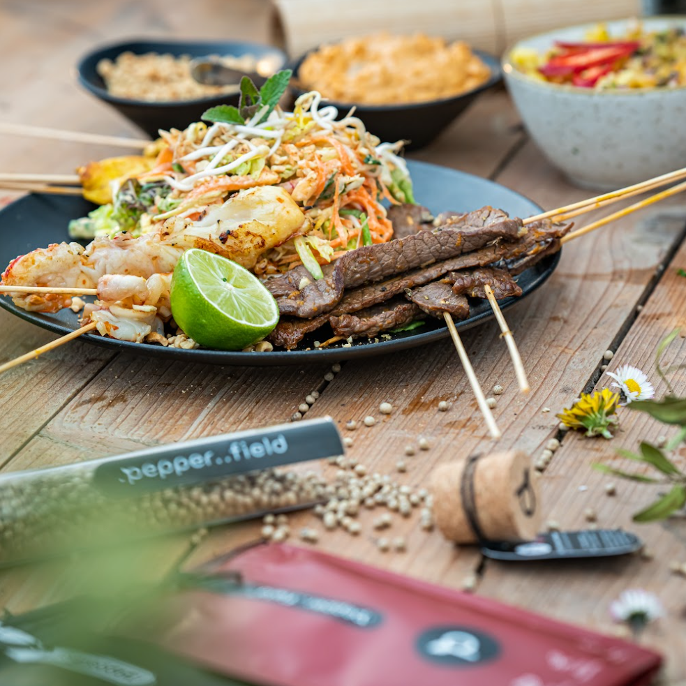 Předkrmové satay provoněné Asií od Tomáše Mrvíka ze SOHO