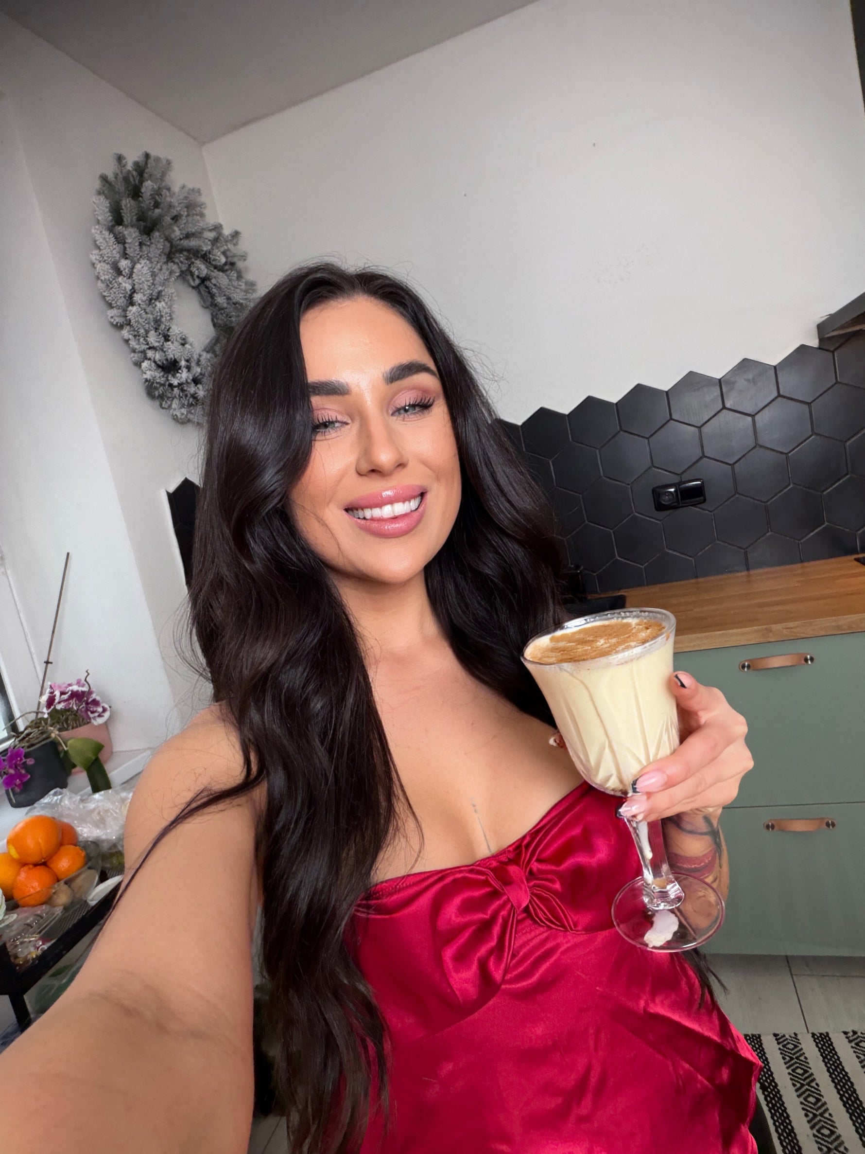 Odlehčený fit vaječný likér s pepřem