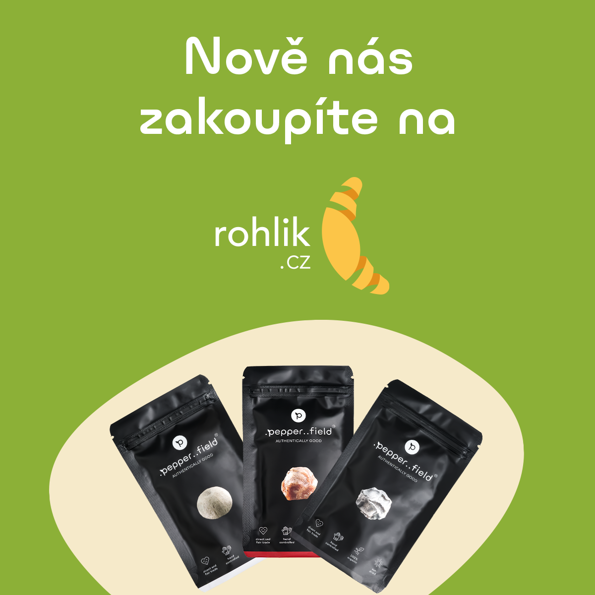 Nezapomeňte svůj příští nákup na Rohlík.cz kvalitně opepřit