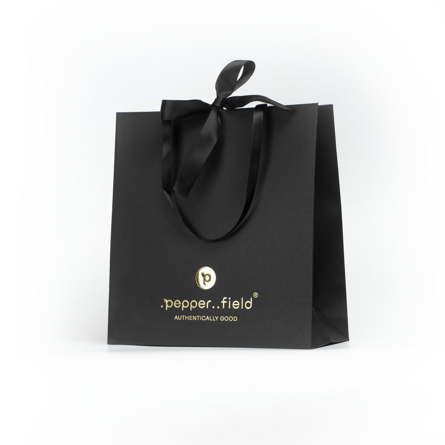 Luxury gift bag – black and gold 