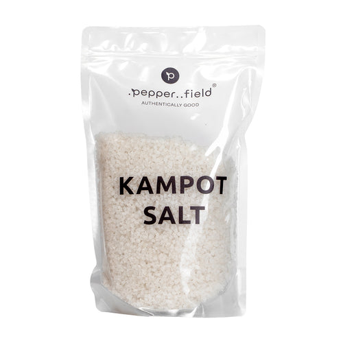 Coarse sea salt from Kampot – gastro packaging 