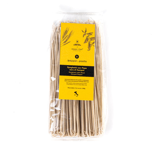 Ægte italiensk æggefri pasta med Kampot-peber 500g - .pepper..pasta