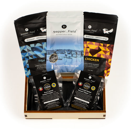 Grilling advantageous set for fish and chicken + free gift box 